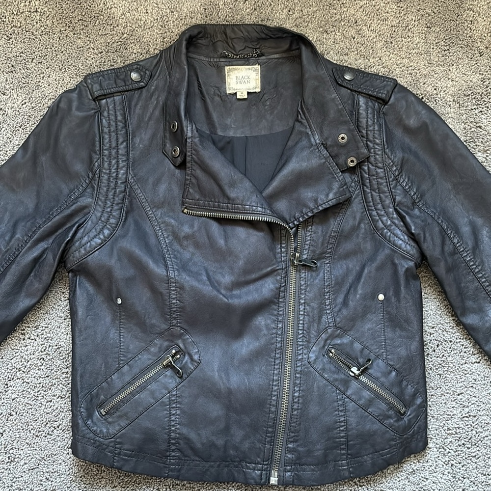 Faux Leather Jacket